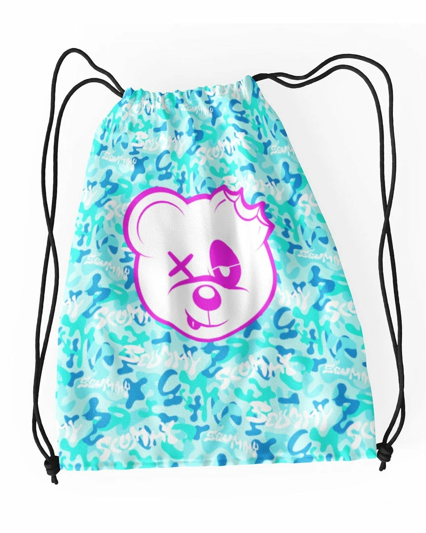 Scummy Bears OISHI - GLAMOFLAGE (AOI) - DRAWSTRING SCUMBAG BACKPACKS 2 Scummy Bears OISHI - GLAMOFLAGE (AOI) - DRAWSTRING SCUMBAG BACKPACKS
