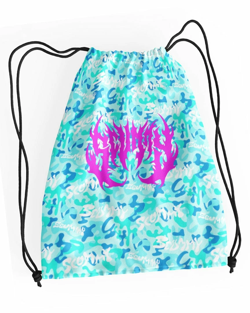 Scummy Bears OISHI - GLAMOFLAGE (AOI) - DRAWSTRING SCUMBAG BACKPACKS 1 Scummy Bears OISHI - GLAMOFLAGE (AOI) - DRAWSTRING SCUMBAG BACKPACKS