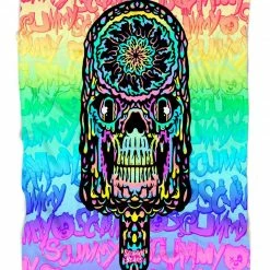 Scummy Bears POPSISKULLS - UNICORN TWIST - BLANKET ACCESSORIES