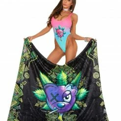 Scummy Bears MI+U - IVY BEAR (OG GREEN) - SOFT AF BLANKET