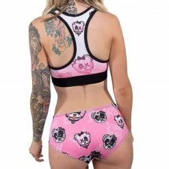 Scummy Bears BONDAGE BEARS (GOTH AF) - BOOTY SHORTS (BABYDOLL PINK)