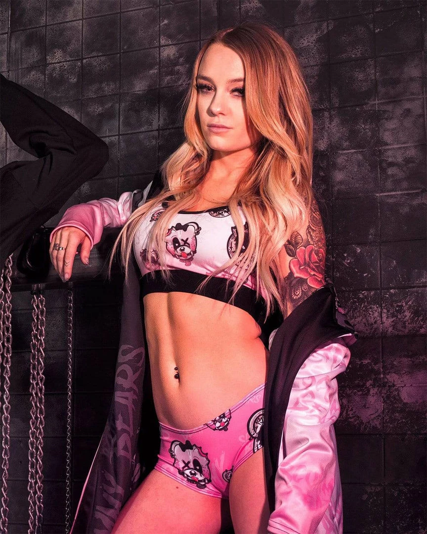 Scummy Bears BONDAGE BEARS (GOTH AF) - BOOTY SHORTS (BABYDOLL PINK) 3 Scummy Bears BONDAGE BEARS (GOTH AF) - BOOTY SHORTS (BABYDOLL PINK)