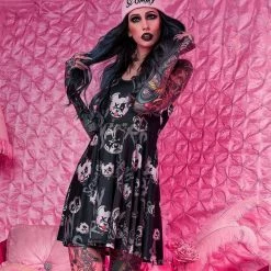 Scummy Bears BONDAGE BEARS (GOTH AF) - DRESS (BLACK) CLOTHES AND STUFF
