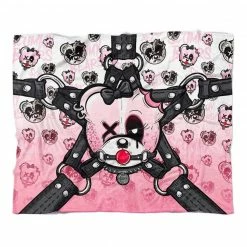 Scummy Bears ACCESSORIES BRATTY BEAR (GOTH AF) - SOFT AF BLANKET (BABYDOLL PINK)
