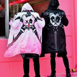 Scummy Bears CLOTHES AND STUFF BRATTY BEAR (GOTH AF) - CLOAK (BABYDOLL PINK)