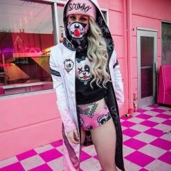 Scummy Bears CLOTHES AND STUFF BRATTY BEAR (GOTH AF) - CLOAK (BABYDOLL PINK)