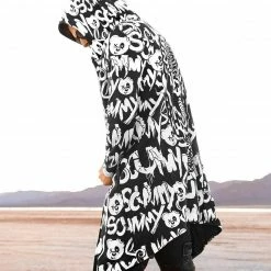 Scummy Bears CLOTHES AND STUFF POPSISKULLS - MELTED DREAMS (ARCTIC) - CLOAK