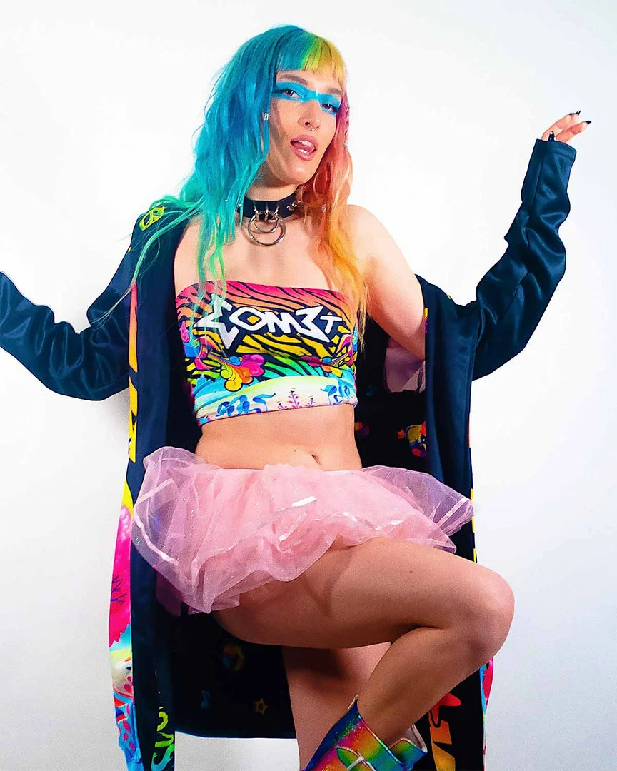 T-SHIRTS & TANKS COM3T X SCUMMY BEARS - SPACE KANDI - 4-WAY REVERSIBLE TUBE TOP 2 T-SHIRTS & TANKS COM3T X SCUMMY BEARS - SPACE KANDI - 4-WAY REVERSIBLE TUBE TOP