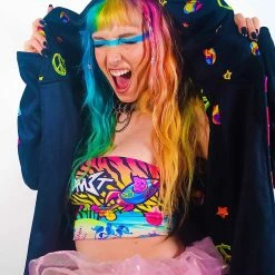 T-SHIRTS & TANKS COM3T X SCUMMY BEARS - SPACE KANDI - 4-WAY REVERSIBLE TUBE TOP 9 T-SHIRTS & TANKS COM3T X SCUMMY BEARS - SPACE KANDI - 4-WAY REVERSIBLE TUBE TOP