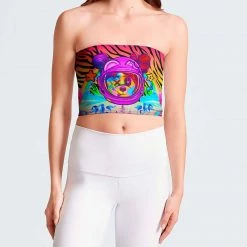 T-SHIRTS & TANKS COM3T X SCUMMY BEARS - SPACE KANDI - 4-WAY REVERSIBLE TUBE TOP 10 T-SHIRTS & TANKS COM3T X SCUMMY BEARS - SPACE KANDI - 4-WAY REVERSIBLE TUBE TOP