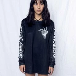 T-SHIRTS & TANKS DARKSIDERZ X SCUMMY BEARS - DARK VISIONZ - LONG SLEEVE TEE