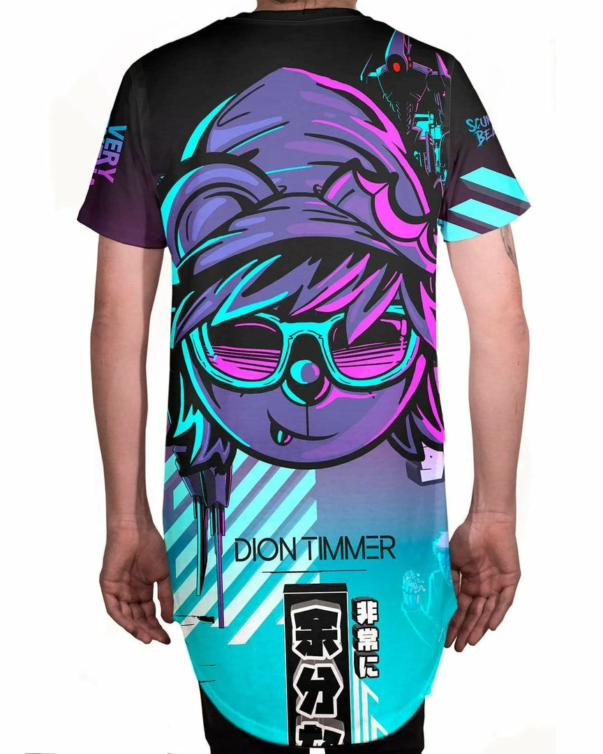 DION TIMMER X SCUMMY BEARS - FUTUREWAVE - LONG TEE CLOTHES AND STUFF 2 DION TIMMER X SCUMMY BEARS - FUTUREWAVE - LONG TEE CLOTHES AND STUFF