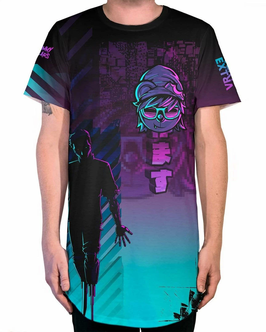 DION TIMMER X SCUMMY BEARS - FUTUREWAVE - LONG TEE CLOTHES AND STUFF 1 DION TIMMER X SCUMMY BEARS - FUTUREWAVE - LONG TEE CLOTHES AND STUFF