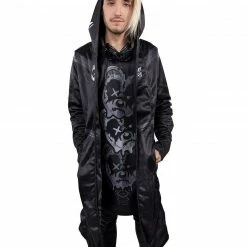 Scummy Bears GOTH BEAR (GOTH AF) - CLOAK (BLACK) CLOTHES AND STUFF