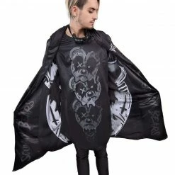Scummy Bears GOTH BEAR (GOTH AF) - CLOAK (BLACK) CLOTHES AND STUFF