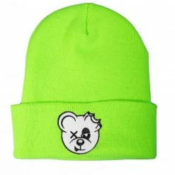 Reach MFG OISHI - BEAR METAL BEANIE (NEON GREEN) ACCESSORIES