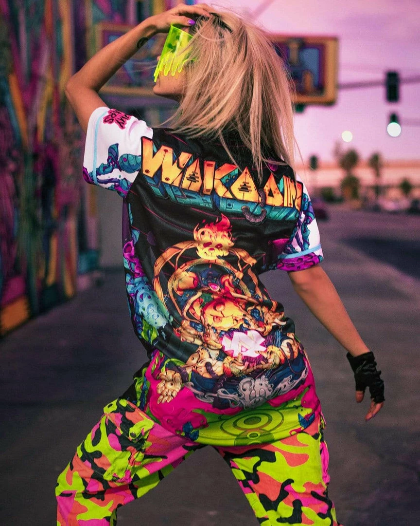 WAKAAN X SCUMMY BEARS - ANCIENT ALIENS - BASEBALL JERSEY CLOTHES AND STUFF 2 WAKAAN X SCUMMY BEARS - ANCIENT ALIENS - BASEBALL JERSEY CLOTHES AND STUFF