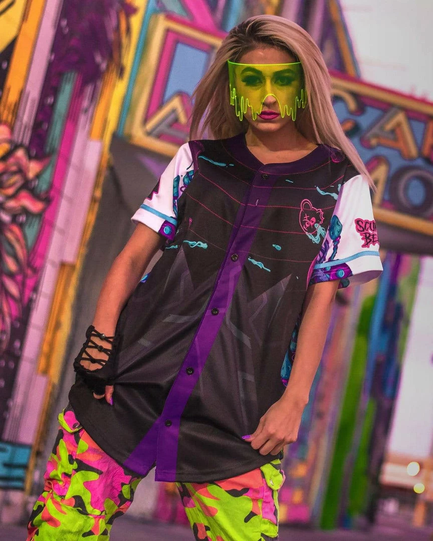 WAKAAN X SCUMMY BEARS - ANCIENT ALIENS - BASEBALL JERSEY CLOTHES AND STUFF 3 WAKAAN X SCUMMY BEARS - ANCIENT ALIENS - BASEBALL JERSEY CLOTHES AND STUFF