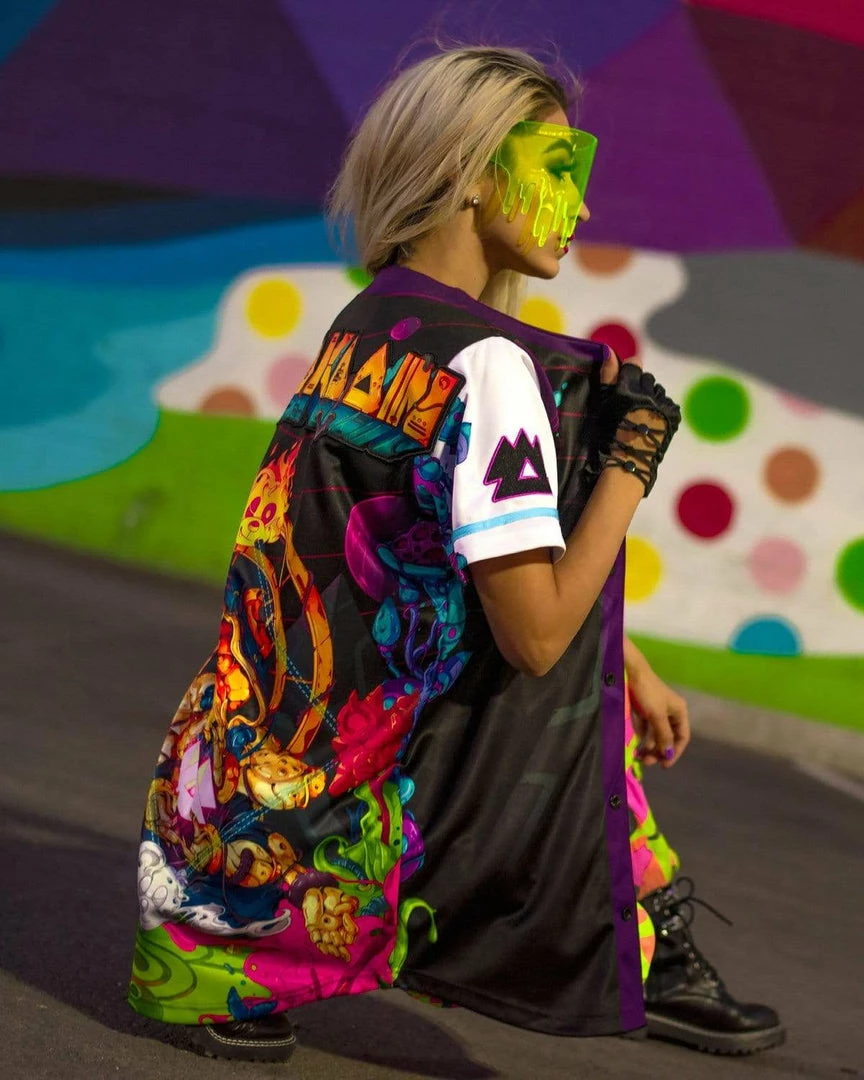 WAKAAN X SCUMMY BEARS - ANCIENT ALIENS - BASEBALL JERSEY CLOTHES AND STUFF 4 WAKAAN X SCUMMY BEARS - ANCIENT ALIENS - BASEBALL JERSEY CLOTHES AND STUFF