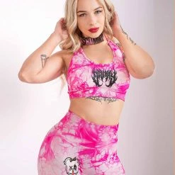 Scummy Bears GOTH AF - BRATTY BEAR - SPORTS BRA TOPS