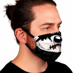 Scummy Bears GOTH BEAR - FACE MASK ACCESSORIES