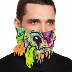 LIQUID STRANGER X SCUMMY BEARS - LAVA - SEAMLESS MASK ACCESSORIES