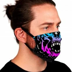 Scummy Bears ACCESSORIES SCUMMY CARES - BLOODY RAINBOW - FACE MASK