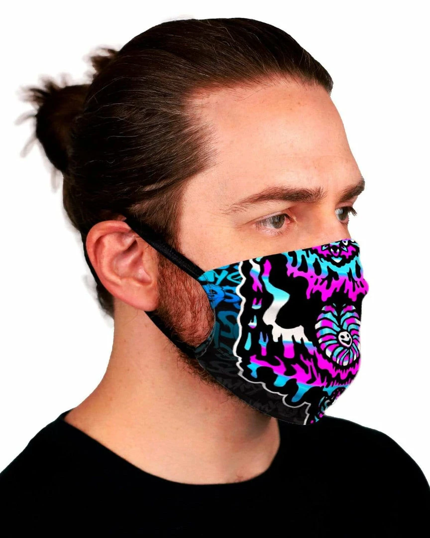 Scummy Bears SCUMMY CARES - MELTED DREAMS - FACE MASK 2 Scummy Bears SCUMMY CARES - MELTED DREAMS - FACE MASK