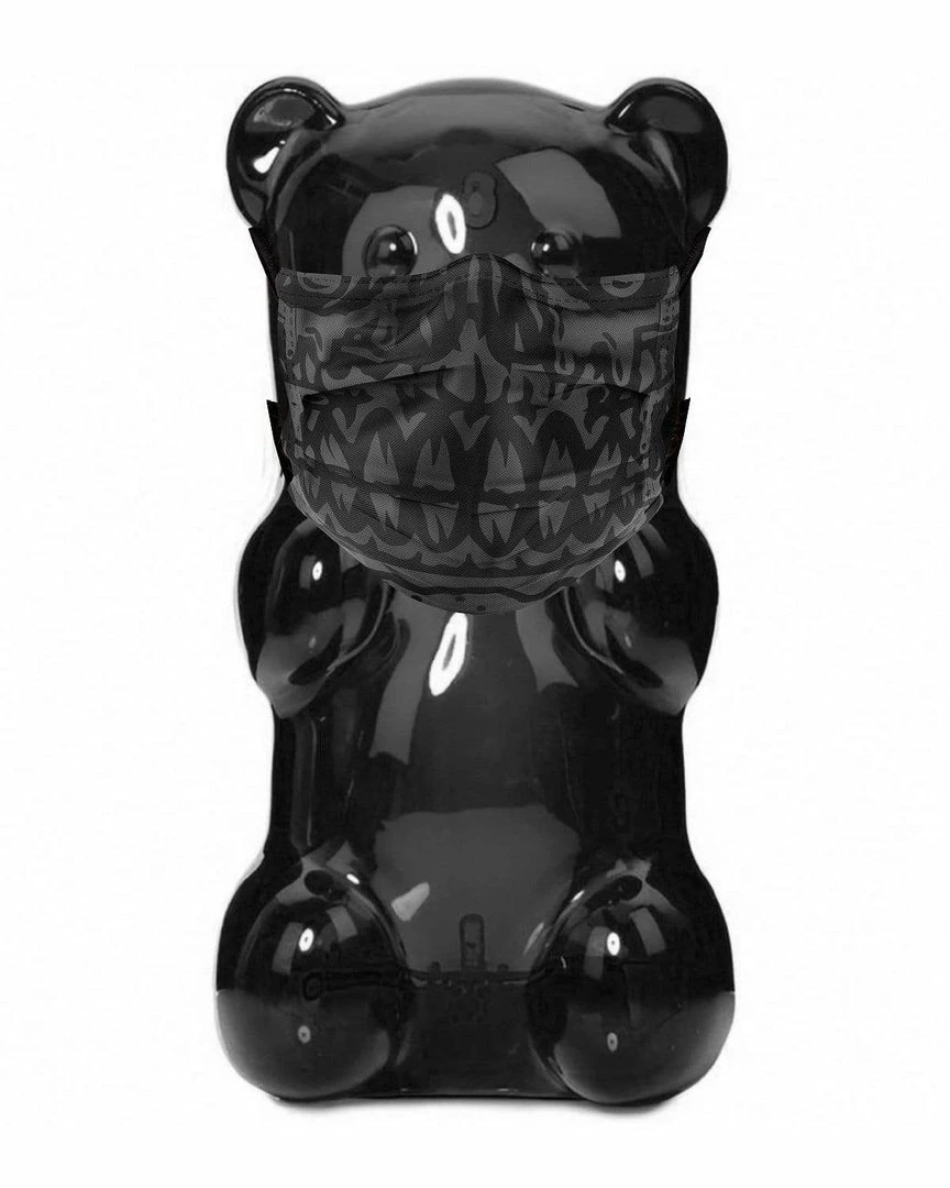 Scummy Bears STEEZBURGER (GOTH) - FACE MASK ACCESSORIES 4 Scummy Bears STEEZBURGER (GOTH) - FACE MASK ACCESSORIES