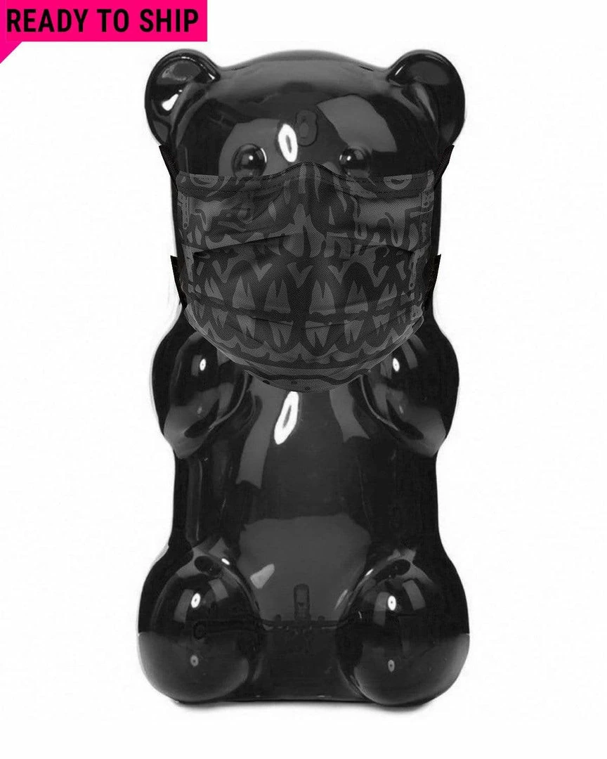 Scummy Bears STEEZBURGER (GOTH) - FACE MASK ACCESSORIES 1 Scummy Bears STEEZBURGER (GOTH) - FACE MASK ACCESSORIES