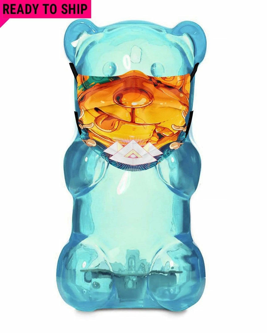 WAKAAN X SCUMMY BEARS - ANCIENT ALIENS - FACE MASK 1 WAKAAN X SCUMMY BEARS - ANCIENT ALIENS - FACE MASK