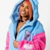 Scummy Bears FUZZY THINGZZ - OVERSIZED HIBERNATION JACKET (BLUE/PINK)