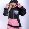 Scummy Bears GOTH AF - BRATTY BEAR - TWO-TONE HOODIE CLOTHES AND STUFF