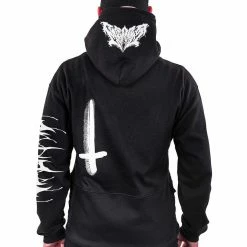 Scummy Bears CLOTHES AND STUFF GOTH AF - SCREAMO GOTH TECH HOODIE