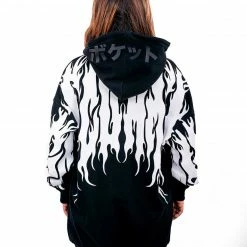 Scummy Bears OISHI - BEAR METAL OVER THE SHOULDER STREET HOODIE CLOTHES AND STUFF