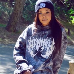 Scummy Bears OISHI - BEAR METAL - TIE-DYE HOODIE CLOTHES AND STUFF