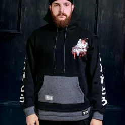 Scummy Bears CLOTHES AND STUFF OISHI - MANIC MILKSHAKE - TWO-TONE HOODIE