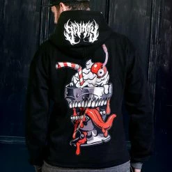 Scummy Bears CLOTHES AND STUFF OISHI - MANIC MILKSHAKE - TWO-TONE HOODIE