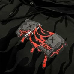 Scummy Bears OISHI - YUMMY YAKI CHIZU - SHORT SLEEVE TECH HOODIE CLOTHES AND STUFF