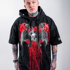 SULLIVAN KING X SCUMMY BEARS - SPINE COLLECTOR - SHORT SLEEVE TECH HOODIE CLOTHES AND STUFF