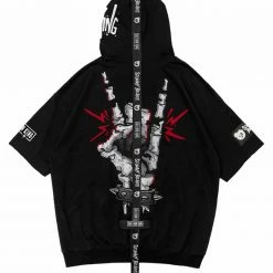SULLIVAN KING X SCUMMY BEARS - SPINE COLLECTOR - SHORT SLEEVE TECH HOODIE CLOTHES AND STUFF