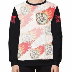 MIDNIGHT TYRANNOSAURUS X SCUMMY BEARS - FIRESTORM - CREW PULLOVER CLOTHES AND STUFF