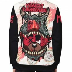 MIDNIGHT TYRANNOSAURUS X SCUMMY BEARS - FIRESTORM - CREW PULLOVER CLOTHES AND STUFF