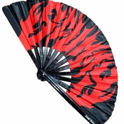 Scummy Bears ACCESSORIES OISHI - BEAR METAL - HAND FAN (RED/BLACK)