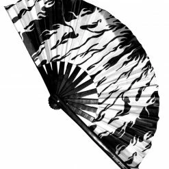 Scummy Bears OISHI - BEAR METAL - HAND FAN (WHITE/BLACK) ACCESSORIES