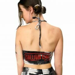 SULLIVAN KING X SCUMMY BEARS - SPINE COLLECTOR - TIE DYE CROP TOP CLOTHES AND STUFF