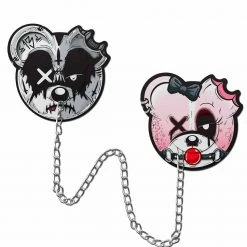 Scummy Bears FESTIVAL LOOKS BONDAGE BEARS (GOTH AF - W/ CHAIN) - PASTIES