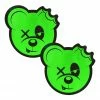 CLOTHES AND STUFF SCUMMY BEARS PASTEASE (NEON GREEN)