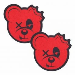CLOTHES AND STUFF SCUMMY BEARS PASTEASE (RED GLITTER)