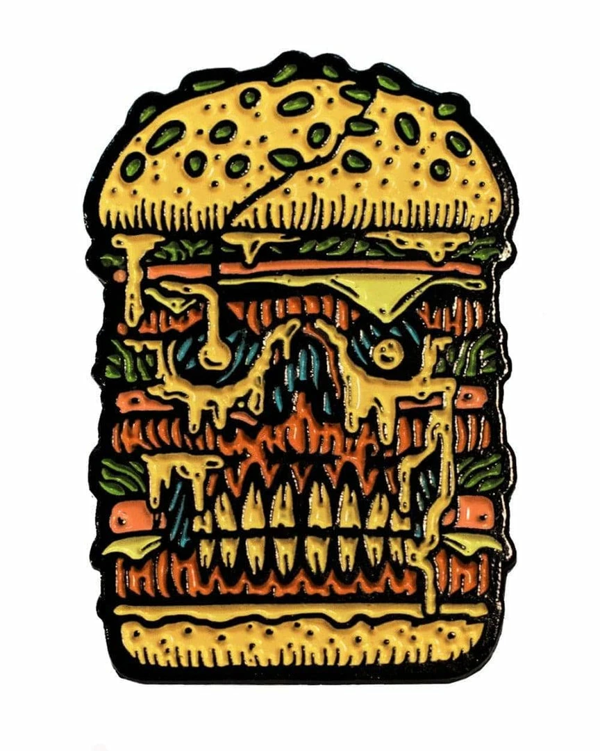 Scummy Bears ACCESSORIES STEEZBURGER PIN 2 Scummy Bears ACCESSORIES STEEZBURGER PIN